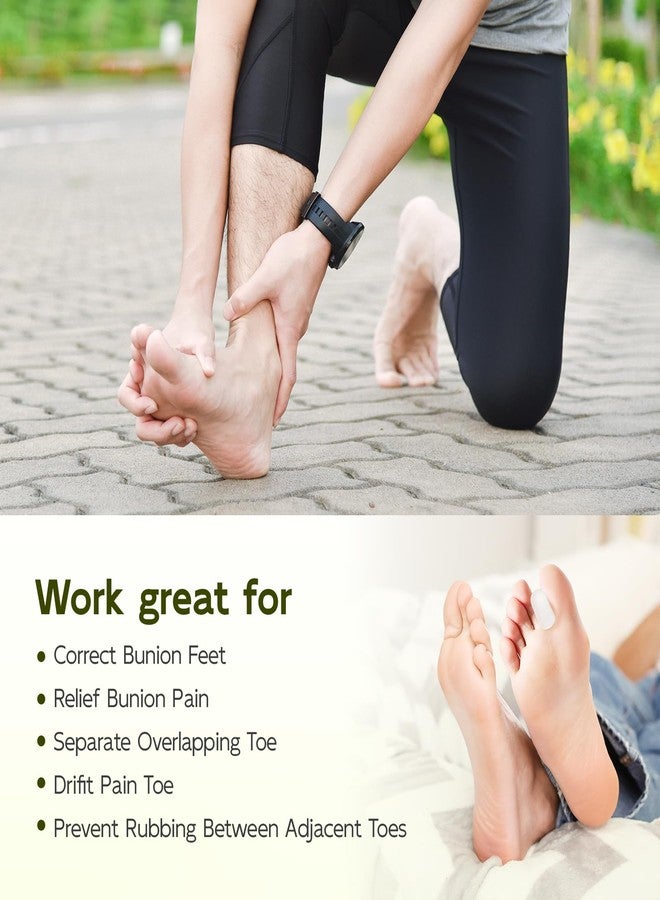 Bukihome Gel Toe Separators, Toe Spacers for Bunion, Corns & Overlapping Toes, Bunion Corrector for Men and Women, Bunion Pain Relief, Multi-Size - 12 Pack - Image 4